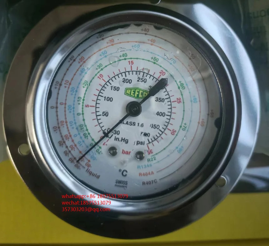 냉매 압력 게이지 REFCO MR-305-DS-multi-35BAR-HS 4687574 오리지널 신
