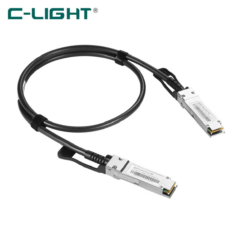 C-LIGHT 1m 3.3ft 40G-QSFP-DAC 멀티 와 호환 40G 패시브 0.5m연결 구리 DAC 케이블 IDC 리케이션