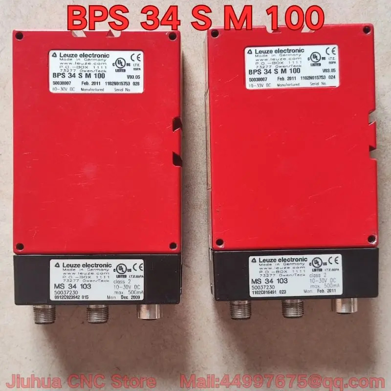 리퍼 BPS 34 SM 100 바코드 포지셔닝 센서 MS 334 103 기능 리퍼는 정상