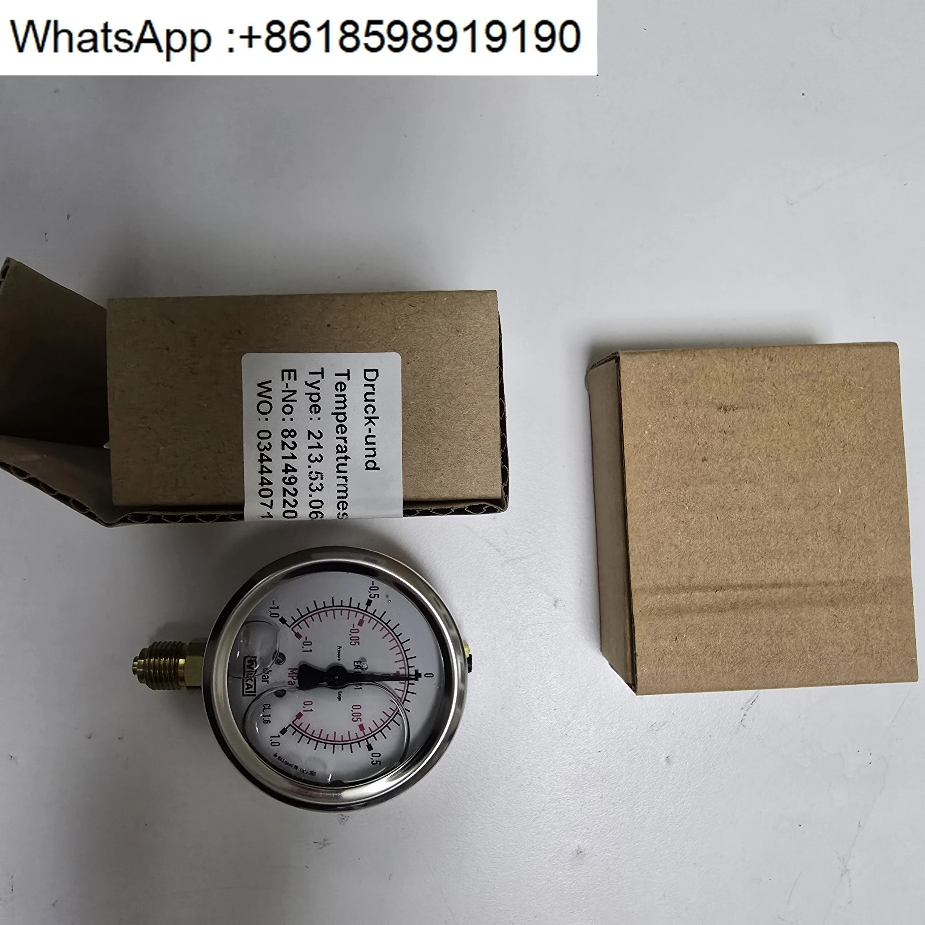 압력 게이지 EN837-1 독일 wika213.53.063 충격 방지 스테인레스 스틸