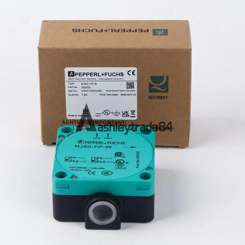 Pepperl Fuchs NJ50-FP-W Induktiver 센서 신