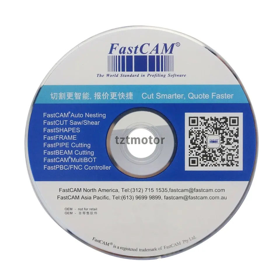 Fastcam 네스팅 소프트웨어 프로 버전 CNC 플라즈마 절단기 OM