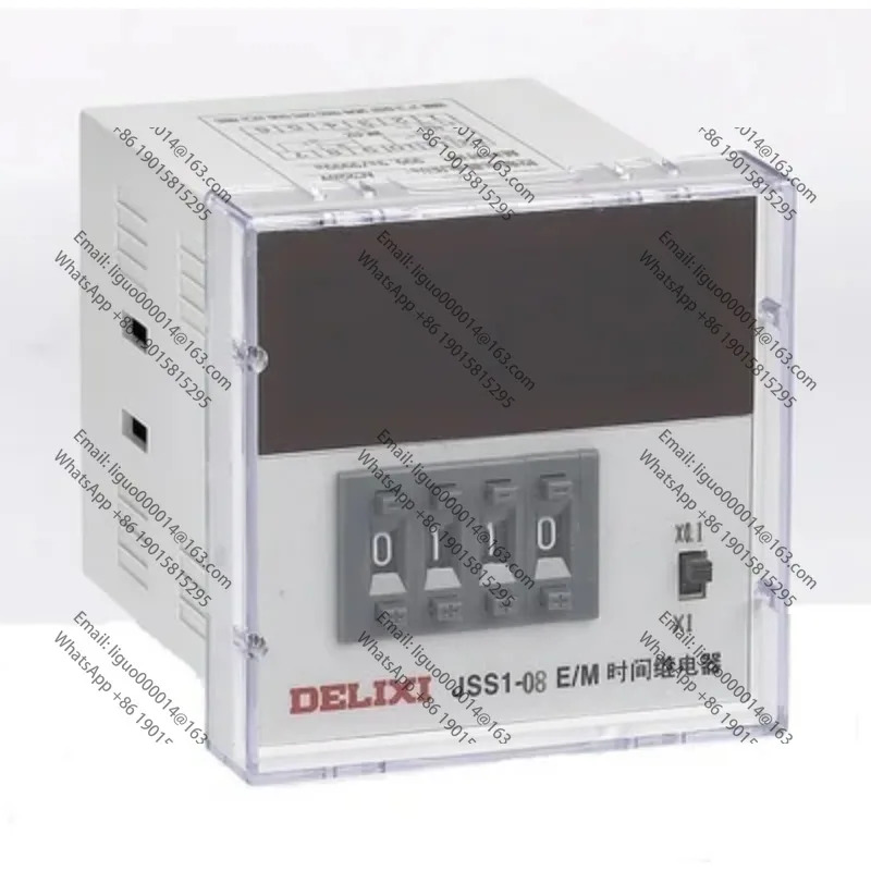 Delixi 디지털 시릴레이 JSS1-08E/M AC220V 4자리 패널형 전원 지연