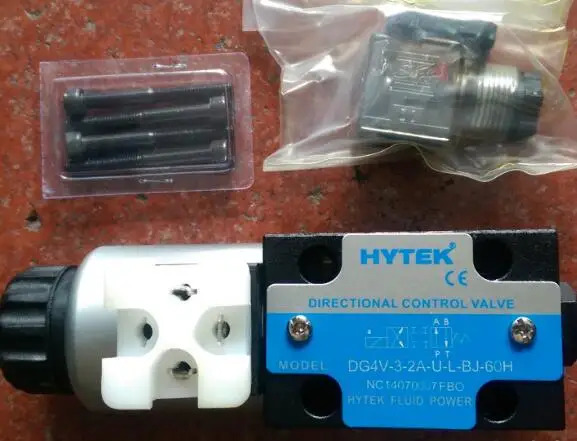 HYTEK 방향 제어 밸브 모델 DG4V-3-2A-U-L-BJ-60H DG4V-3-2A-U-L-A-60H DG4V-3-2A-U-L-H-60H DG4V-3-2A-U-L-B-60H