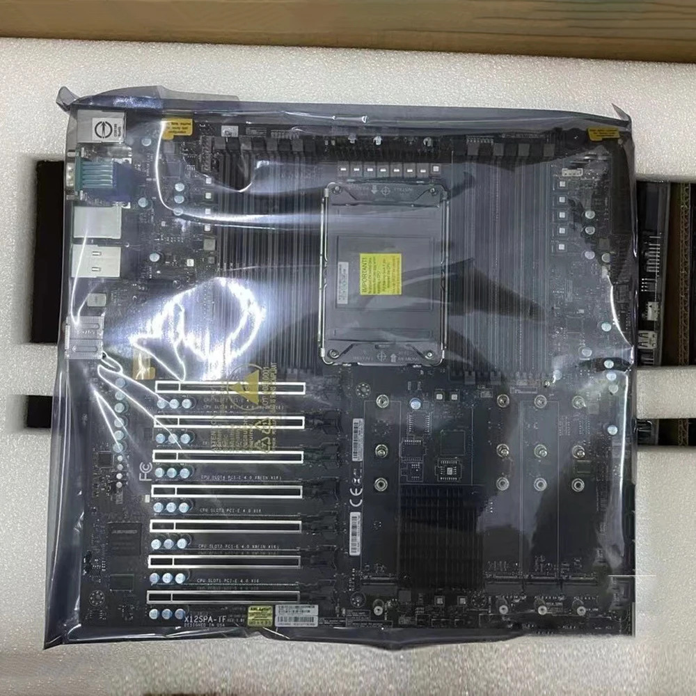 슈퍼마이크로 워크스테이션 마더보드 Xeon W-3300 프로세서 PCI-E4.0 LGA-4189 DDR4X12SPA TF