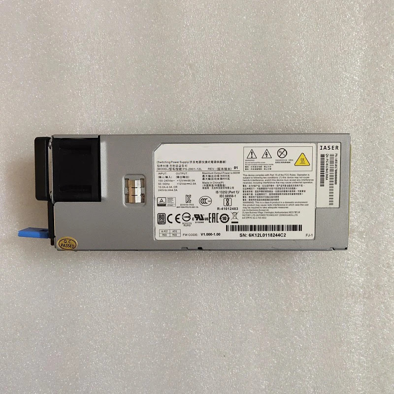 PS-2801-12L 오리지널 서버 전원공급장치 pur SA5212H5 800W