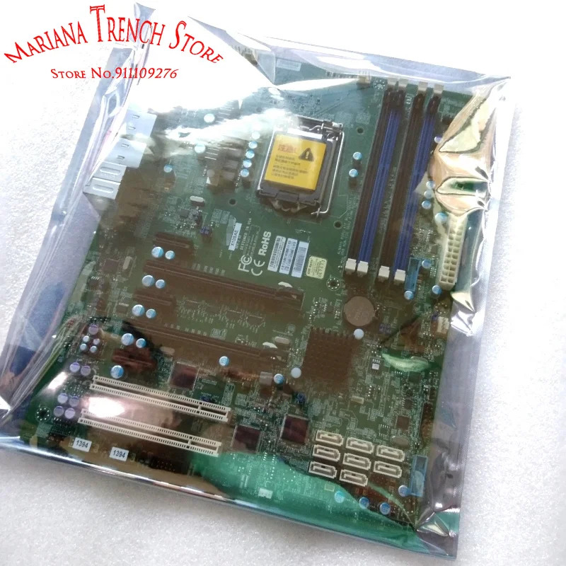 슈퍼마이크로 단일 소켓 마더보드 E3-1200 x10sae H3 LGA1150 v3 v4 4 세대 5 코어 i7 i5 i3 프로세서용