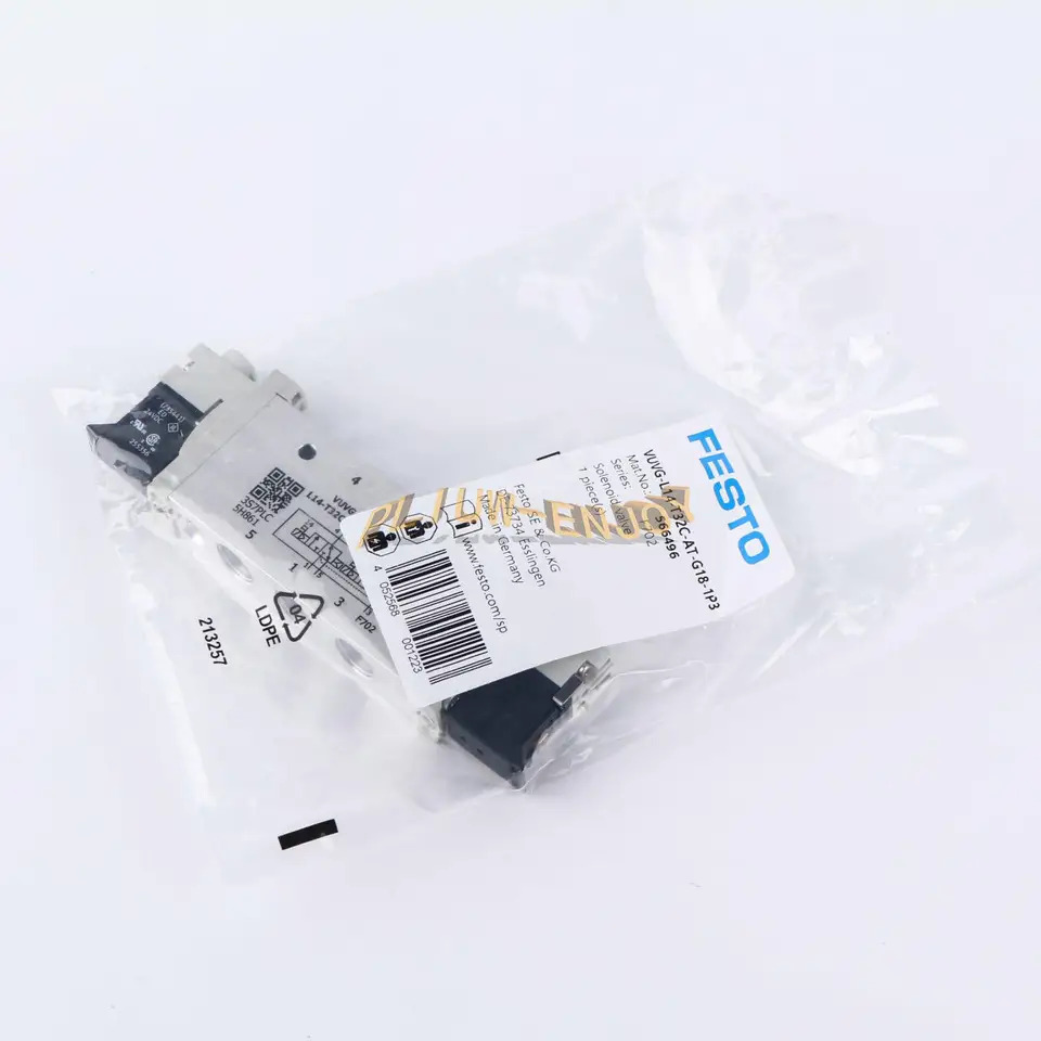 ONE FESTO 솔레노이드 밸브 VUVG-L14-T32C-AT-G18-1P3 566496 신