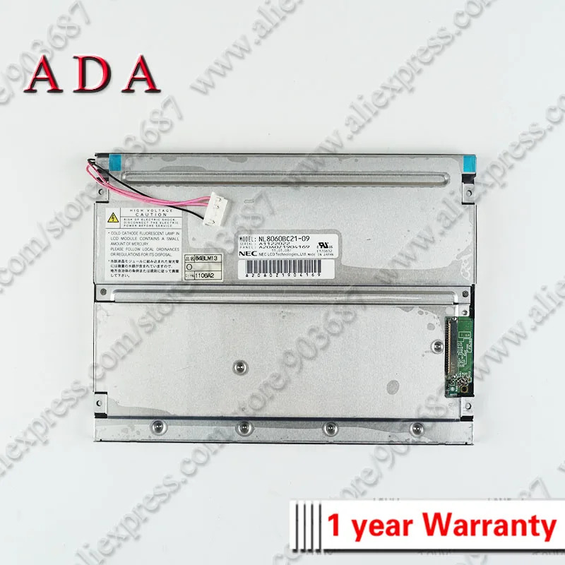오리지널 NEC NL8060BC21-09 LCD 디스플레이