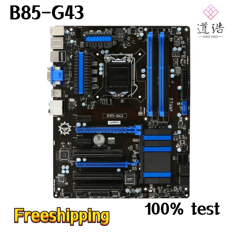 B85-G43 마더보드32GB HDMI LGA 1150 DDR3 B85 메인보드 완전 작동 리퍼