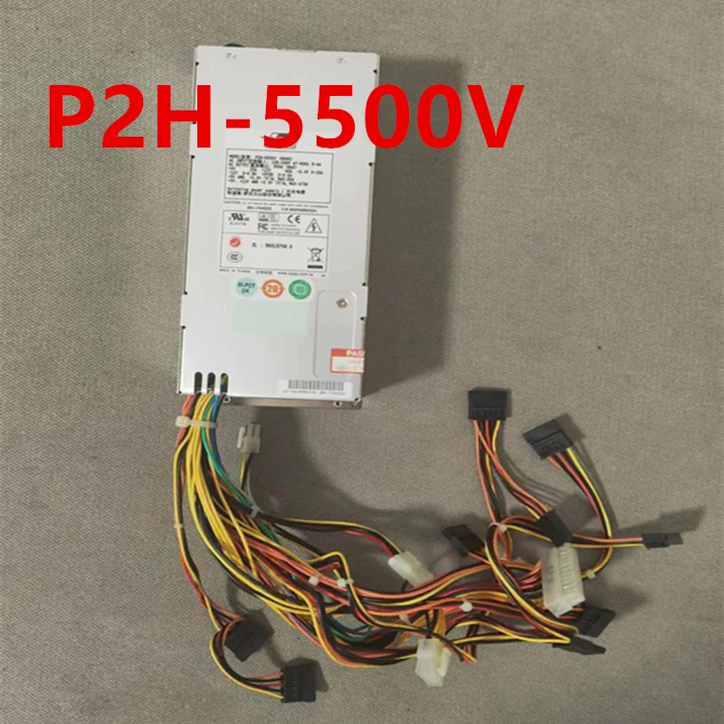 Emacs 2U 오리지널 전원공급장치 P2H-5550V 교체 P2H-5500V V2H-5350V V2H-5400V 500W 신