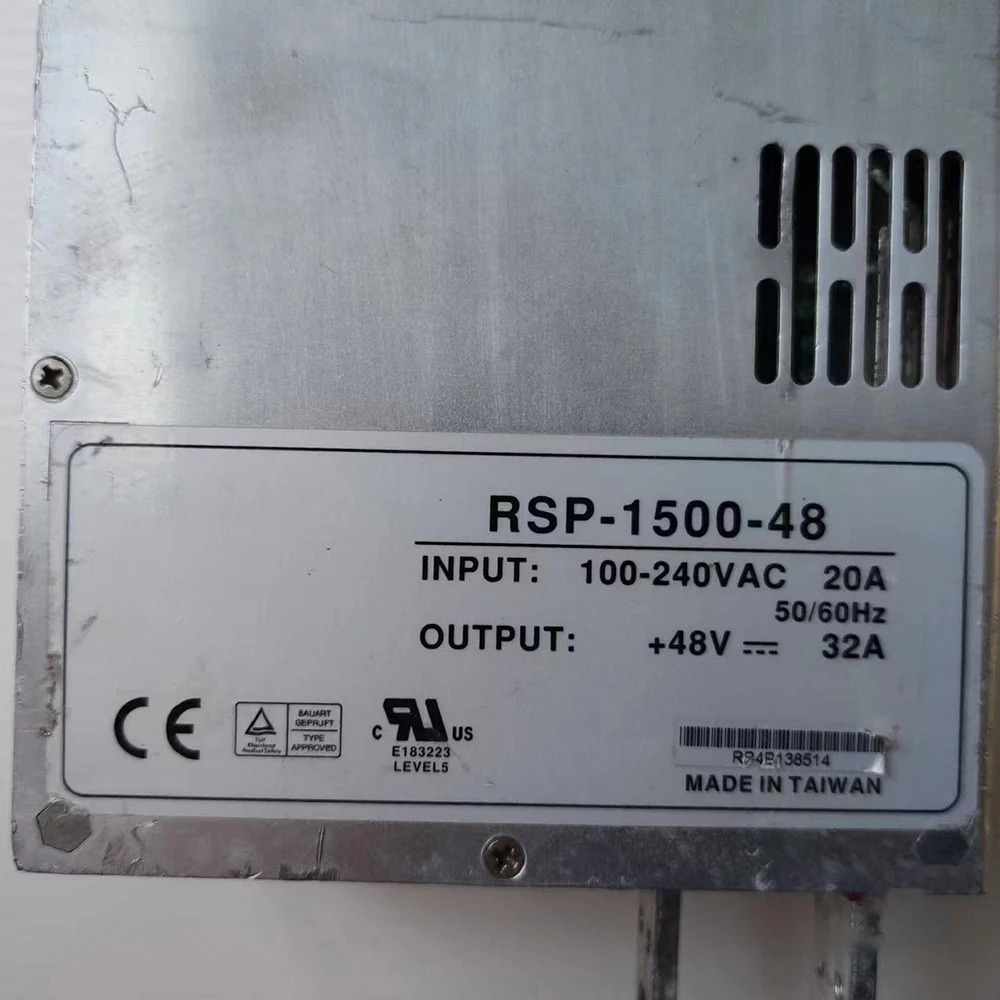 MW 고전력 스위칭 전원공급장치 모듈RSP-1500-48