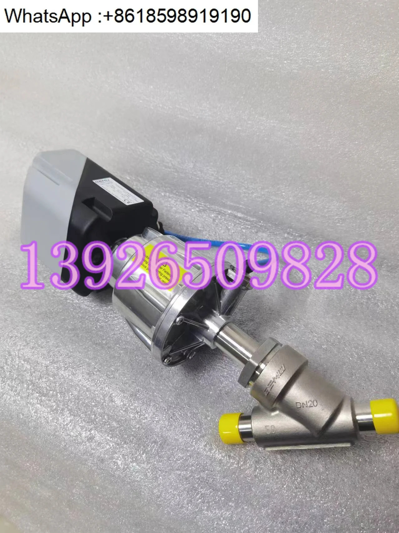 독일 514 20D59C1 51 RS643 앵글 시트 밸브1436 포지셔너 포함
