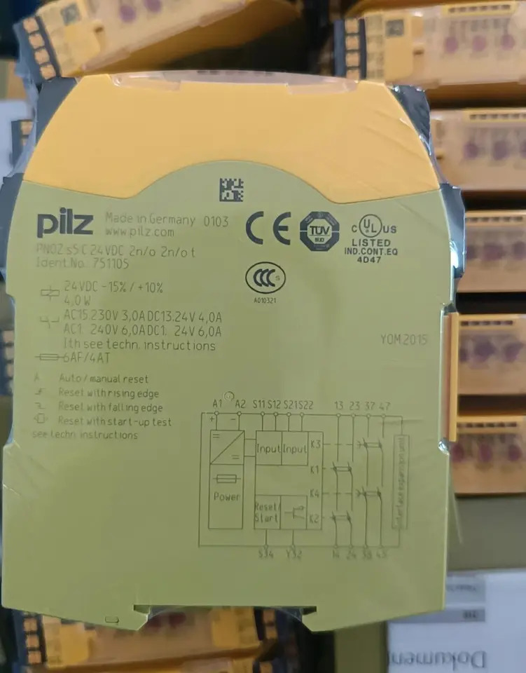 PILZ PNOZ s5C 24VDC 2no o t 751105
