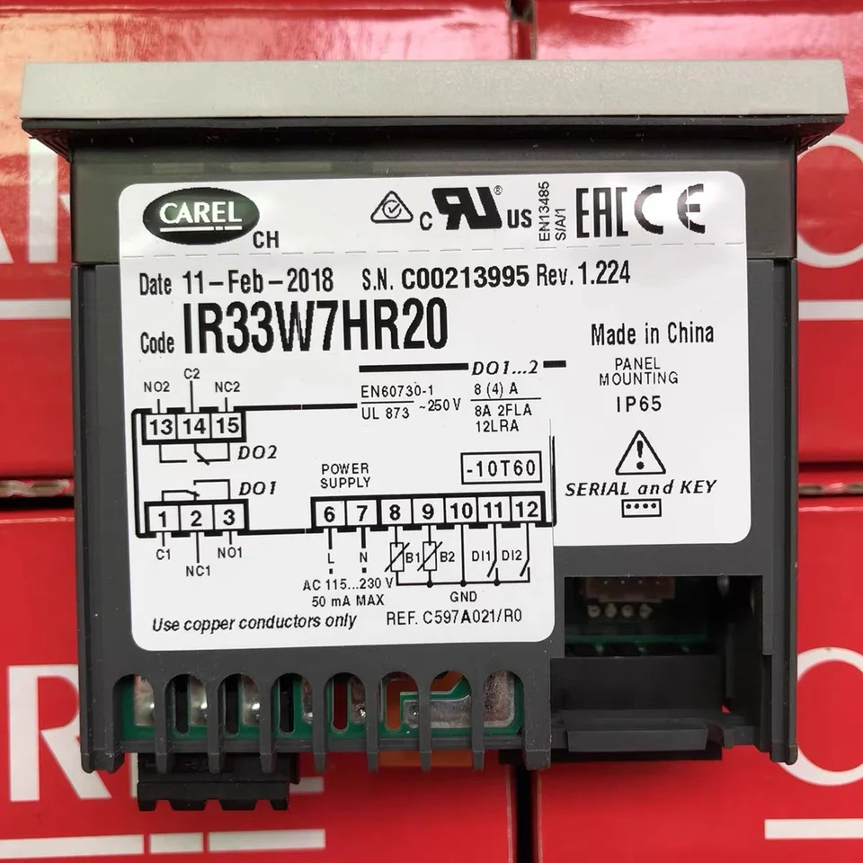 이탈리아 Carle 온도조절기 IR33 IR33W7HR20 220V 전압 기술 지지대
