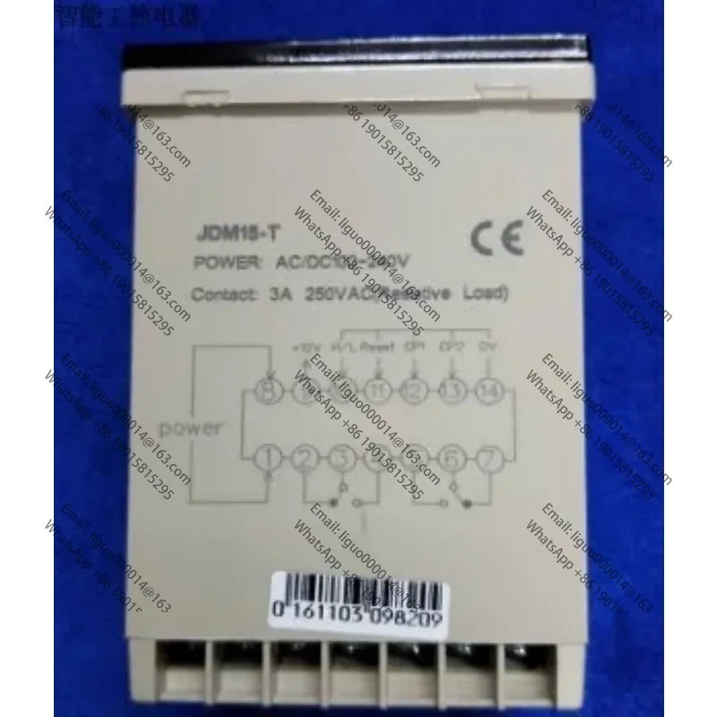DHC Wenzhou Dahua CUONTS JDM15-T 6자리 추가 프리셋 카운터 패널 버튼 재설정 AC/DC100-240V