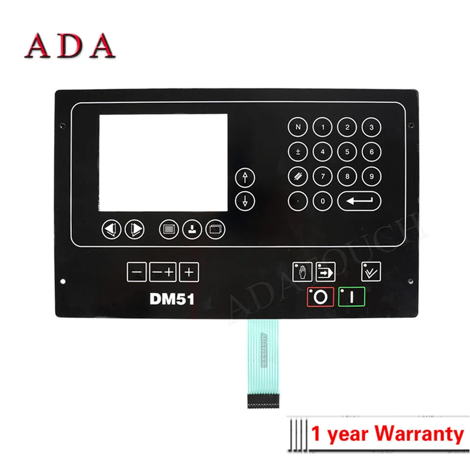 Delem DM51 DM-51 DM 51 CNC 시스템 산업멤브레스위치 키패드 키보드