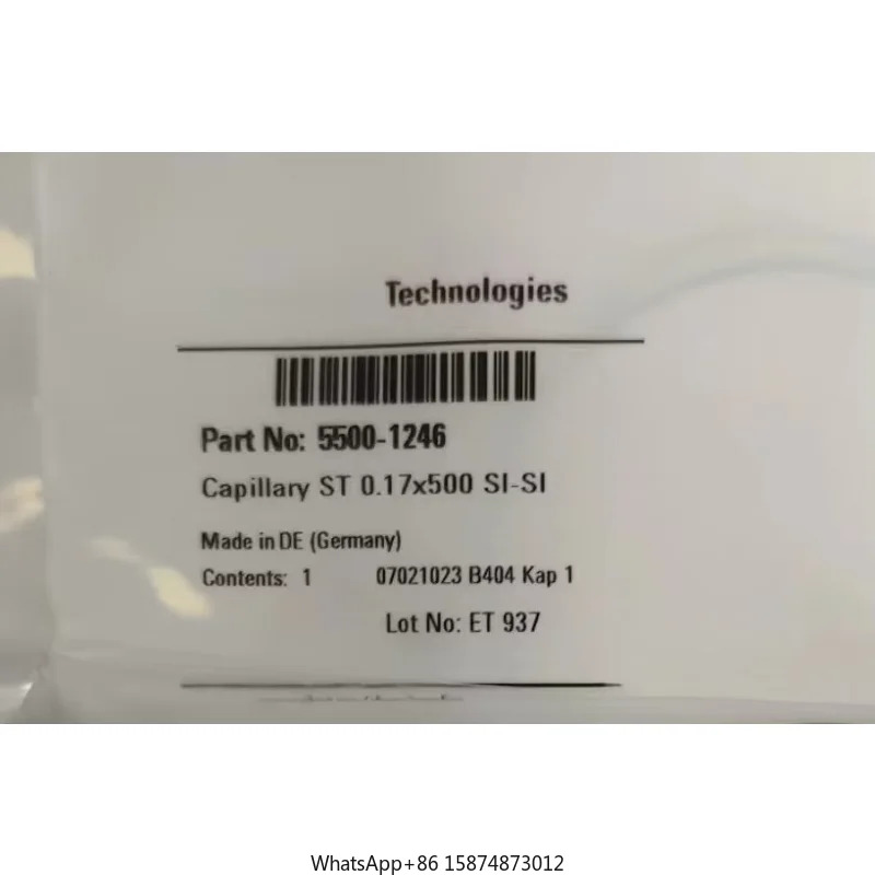 Agilent 5500-1250. 5500-1246. 스테인레스 스틸 모세관 튜브 017X120mm SL/SL Ns/ps신