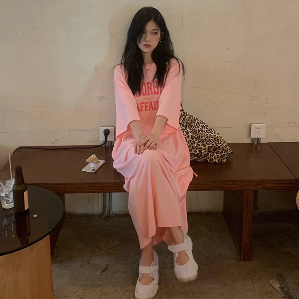 여성 여름 캐주얼 롱원피스 몸매커버 편한원피스LACH4920744 - 상품 이미지