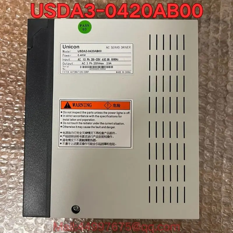 리퍼 USDA3-0420AB00 서보 드라이브 기능 리퍼는 정상