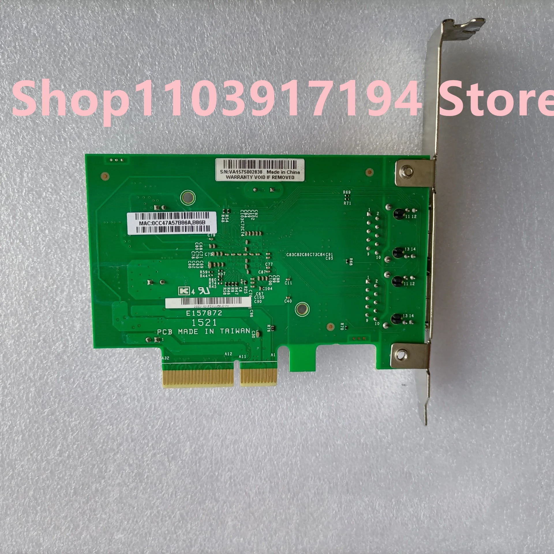 슈퍼 AOC-SGP-i2 I350-T2 칩 PCI-E 듀얼 포트 기가비트 이더넷 카드