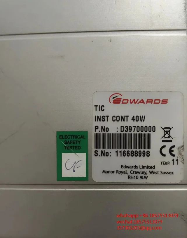 EDWARDS TIC T CONT진공 디스플레이 컨트롤러 40W D39700000