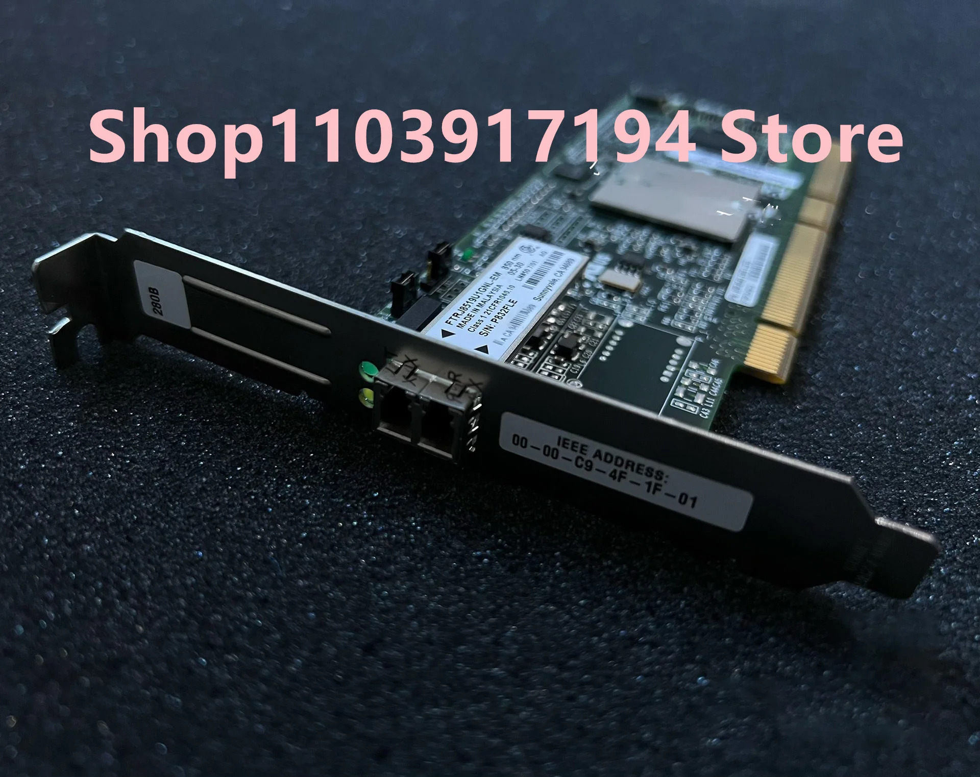 단일 포트 광섬유 카드 IBM 80P4544 80P4543 03N7069 03N6441 280B 2GB