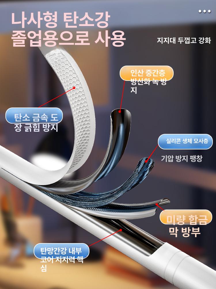 모기장 침대 텐트 사각 1인용 난방 기숙사 캠핑 킹 이지 슈퍼싱글 거실 겸용 - 상세 이미지 4
