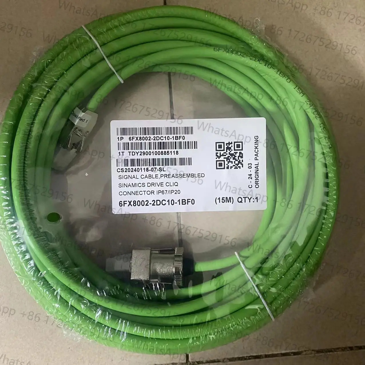 인코더 신호 케이블 6FX8002-2DC10-1BF0 15m1PCS