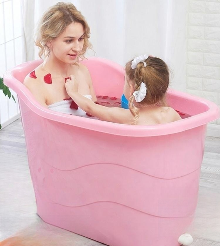 가정용 반신욕통 대형 목욕 성인용 원적외선 반신욕조 보온 찜질 이미지
