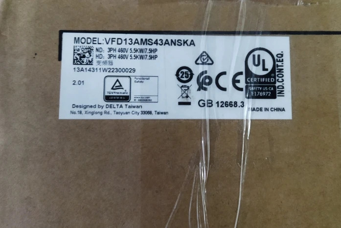 델타 서보 드라이브 VFD13AMS호환43ANSKA 신