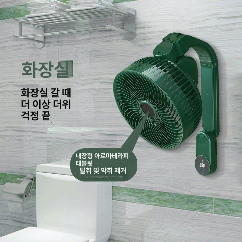 벽걸이형 선풍기 전기 가정용 사무실 기계식 상업용 욕실 강풍 팬션 학원 무타공 - 상세 이미지 5