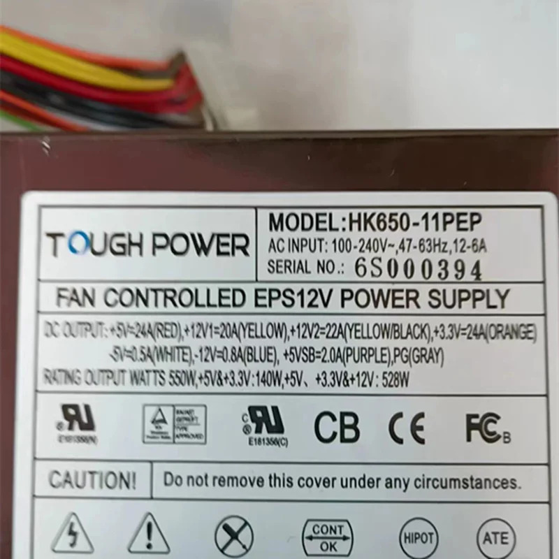 HUNTKEY TOUGH POWER 550W 전원공급장치 HK650-11PEP새 원본 PSU