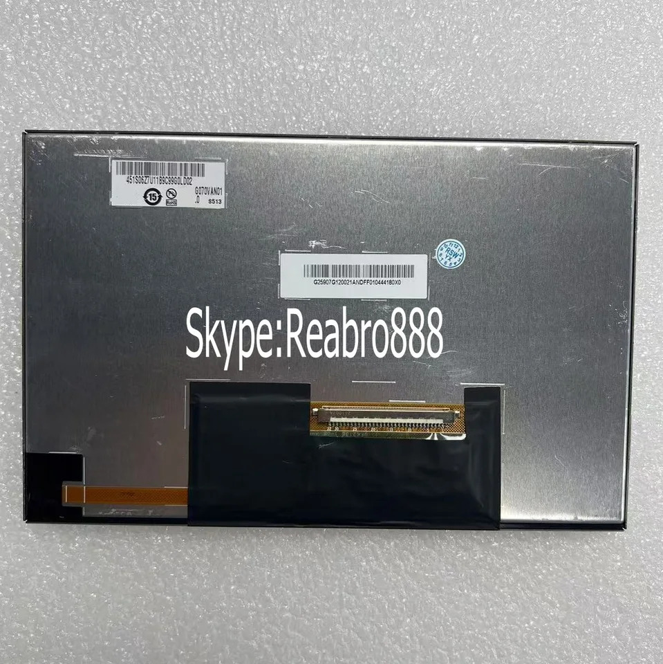 LCD 스크린 디스플레이 패널 800x480 TFT/WLED G070VAN01.0 7 인치