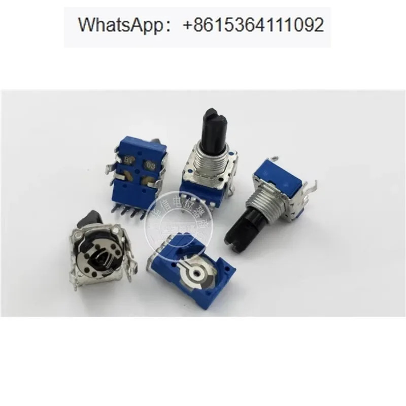 10Pcs 142 수직 단일 전위차계 B10K B103 생크 나사 길이 15MMF 4 피트 KORG 전오르60도