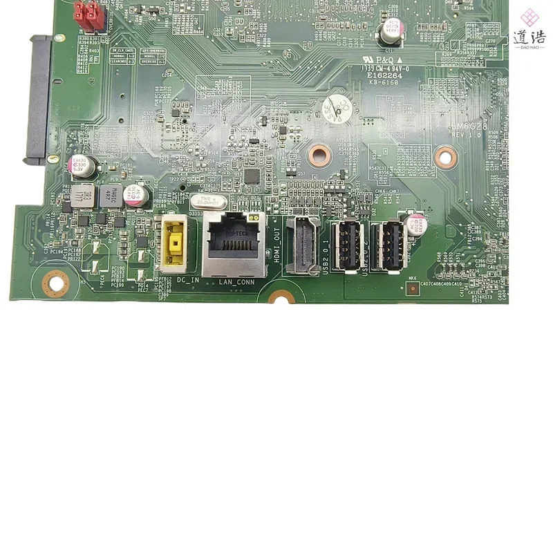 Lenovo호환 IdeaCnetre 310-20IAP AIO 마더보드IAPLSB FRU 01GJ215 J3355 CPU DDR3 메인보드 완전 작동 리퍼