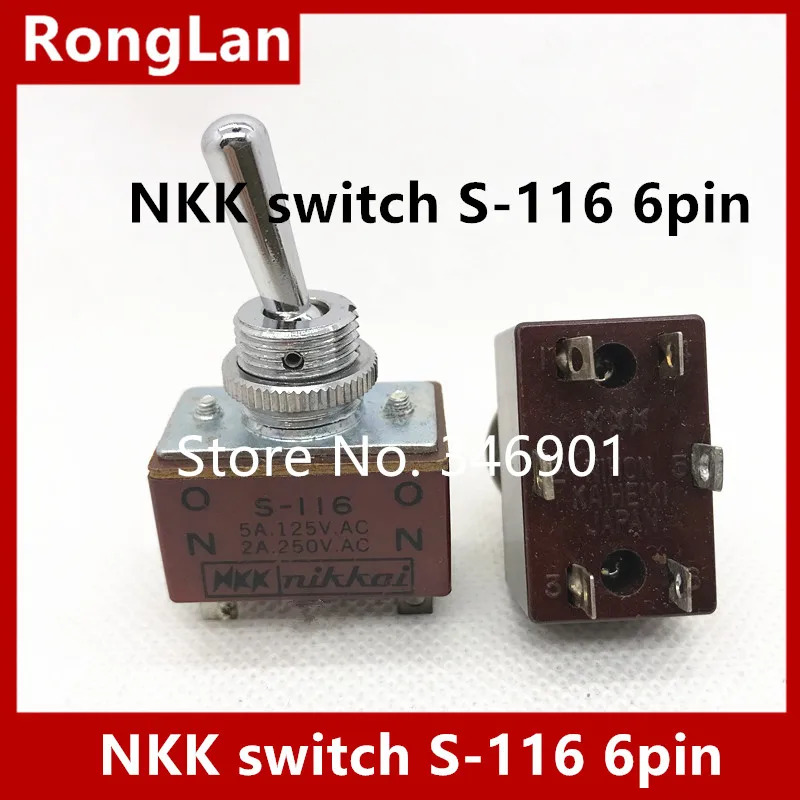 리퍼 NKK 스위치 S116 토글 S-116 쉐이크 헤드 포장-