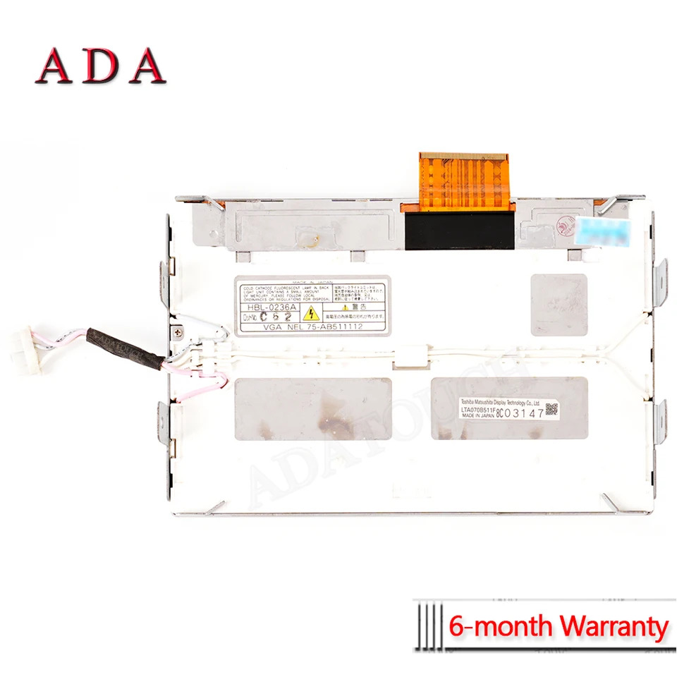 LTA070B510F LCD 디스플레이 패널 LTA070B511F
