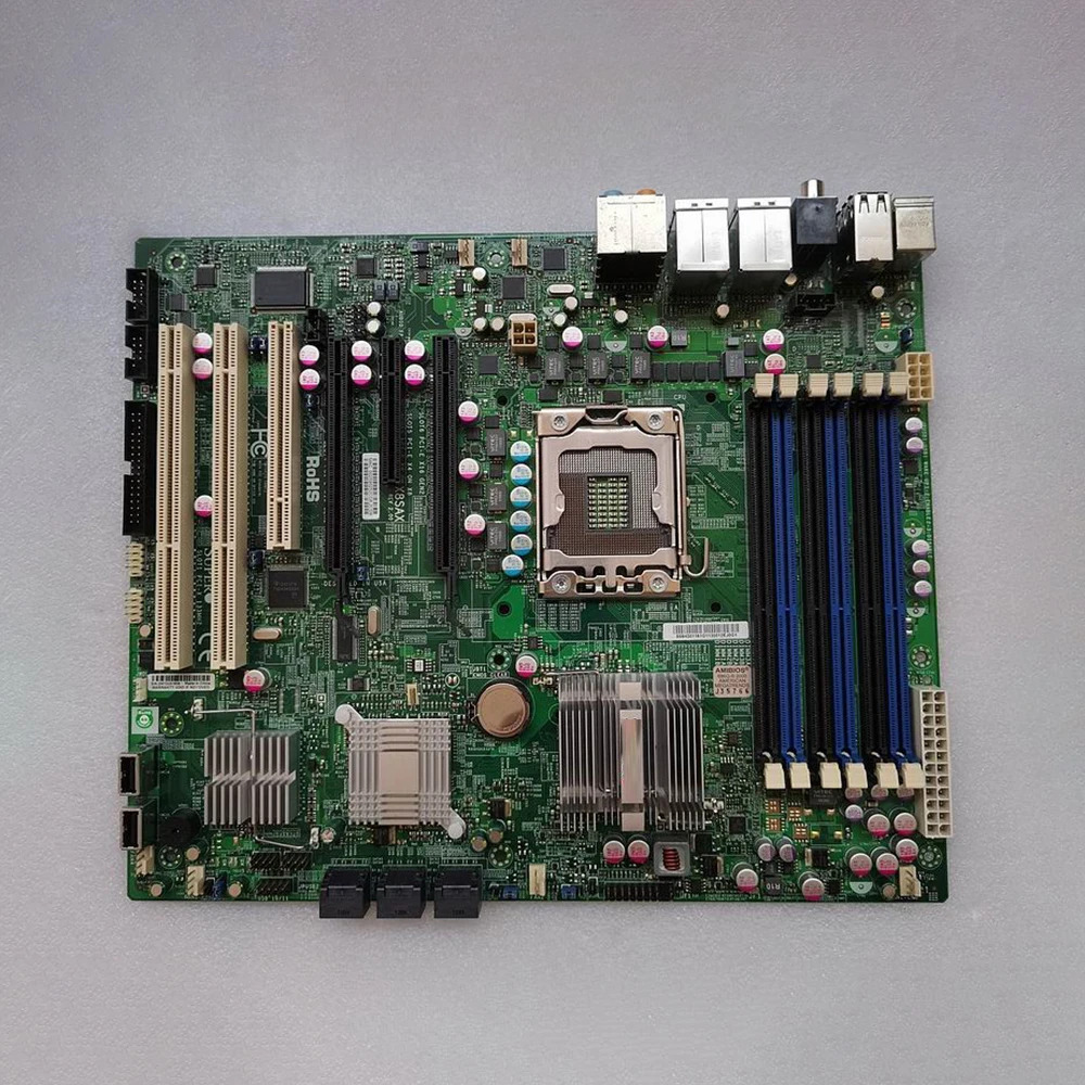 Supermicro 산업제어 장비 마더보드 REV 버전 2.00 단일 채널 X58 X8SAX
