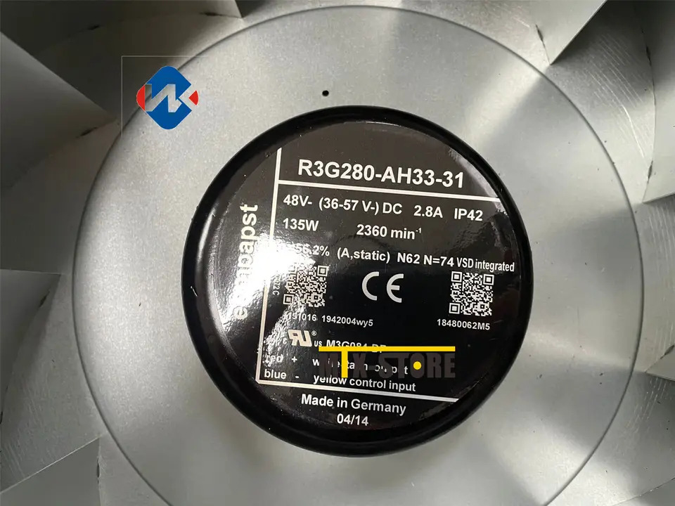 주파수 변환기 냉각팬 R3G280-AH33-31 48V 36-57V 135W