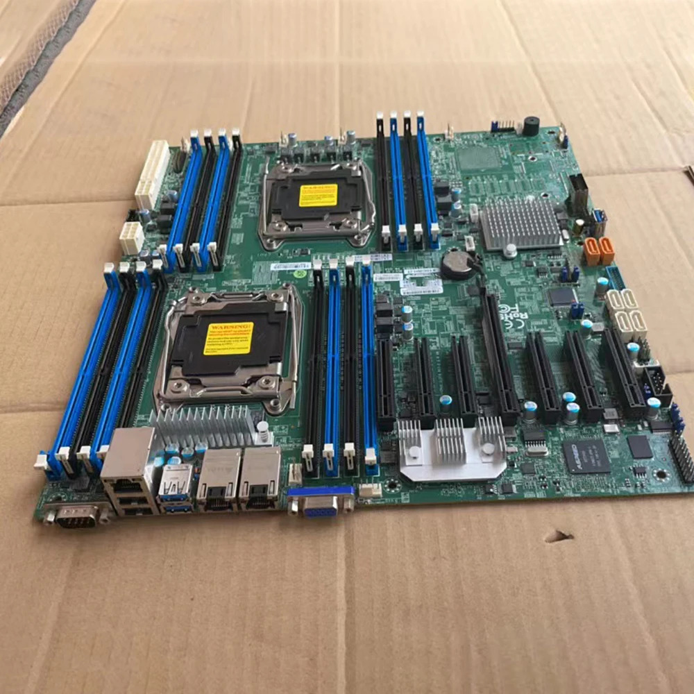 X10DRH-IT 양방향 서버 마더보드는 E5-2600V3 V4 기가비트 네트워크 카드 LGA2011을 지원