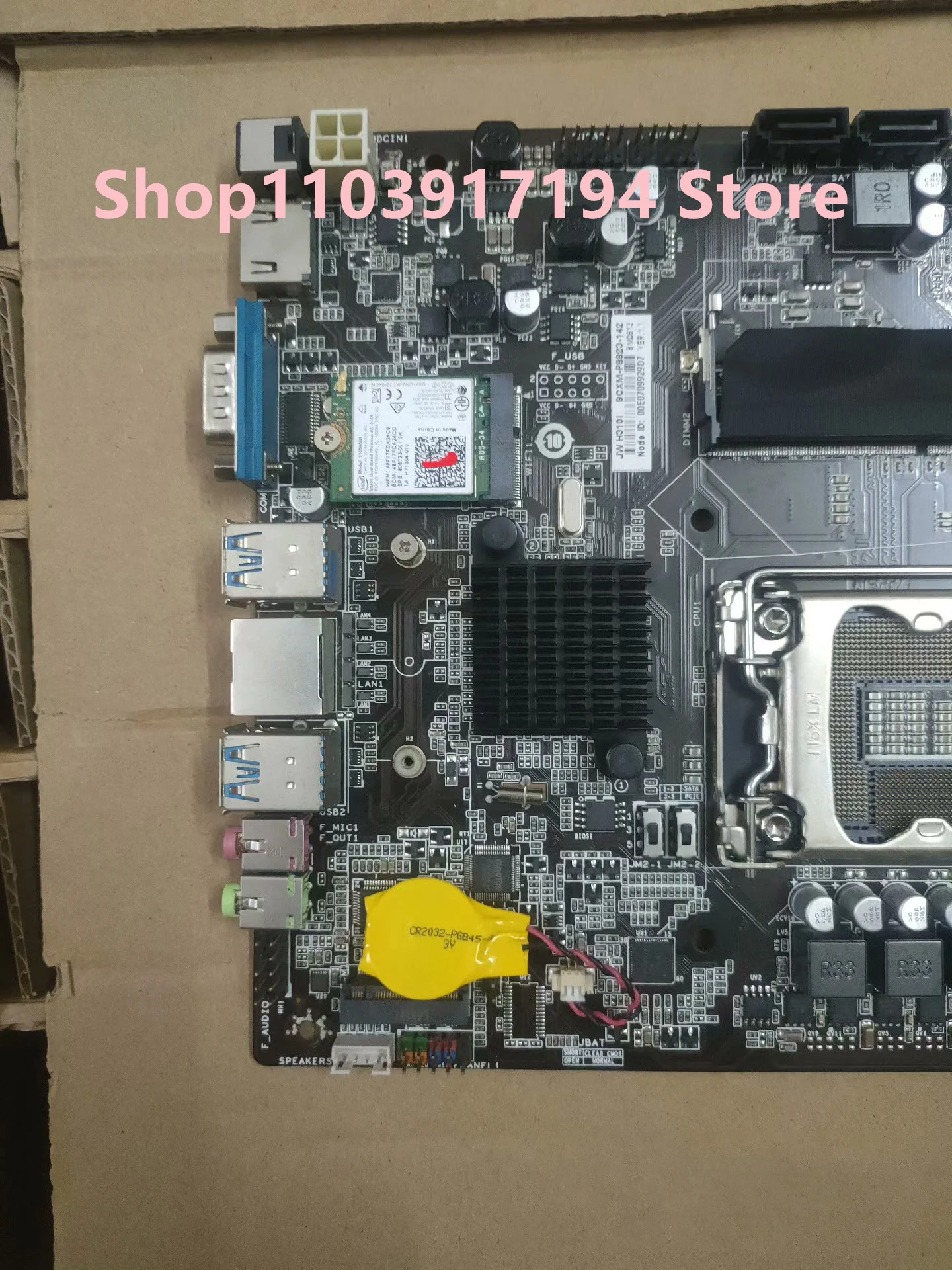J  W H310i 마더보드 통합 itx