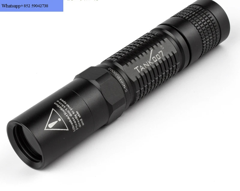 TANK007 익스플로러 보라색 손전등 충전 도자기 식별 365nm 자외선 형광 감지 램프 L03C