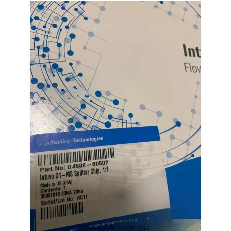 Agilent G4588-60502 Intuvo 플로우 칩 채널 D1-MS 스플리터 11
