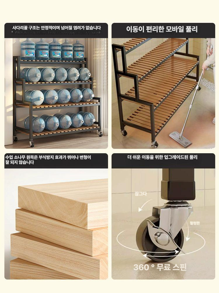 베란다 이동식 화분 카페 정리대 진열장 디피 화단 거실 발코니 인테리어 계단식 식물 선반 이미지 6