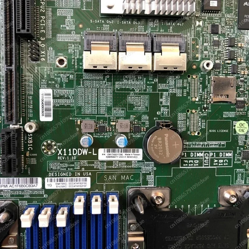Supermicro 서버 마더보드 LGA-3647 DDR4 Xeon 확장 프로세서X11DDW-L
