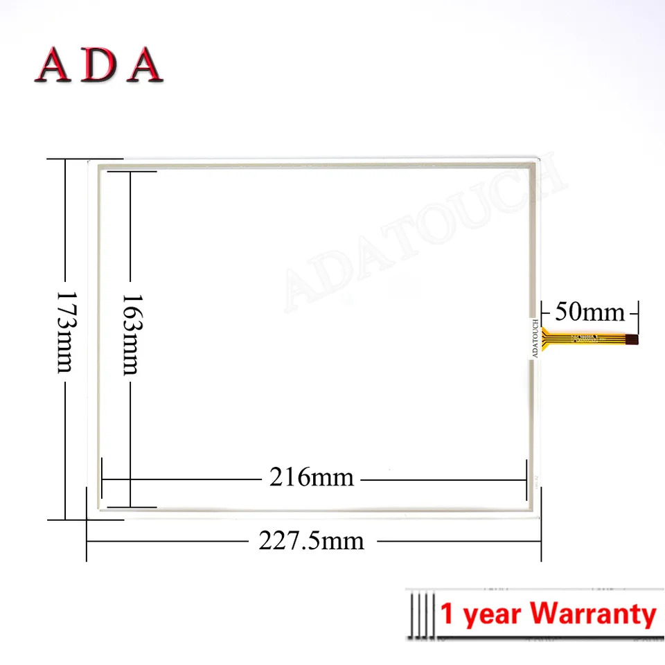 ABB 패널 800 PP845 3BSE042235R1 터치 스크린 유리 디지타이저 패드