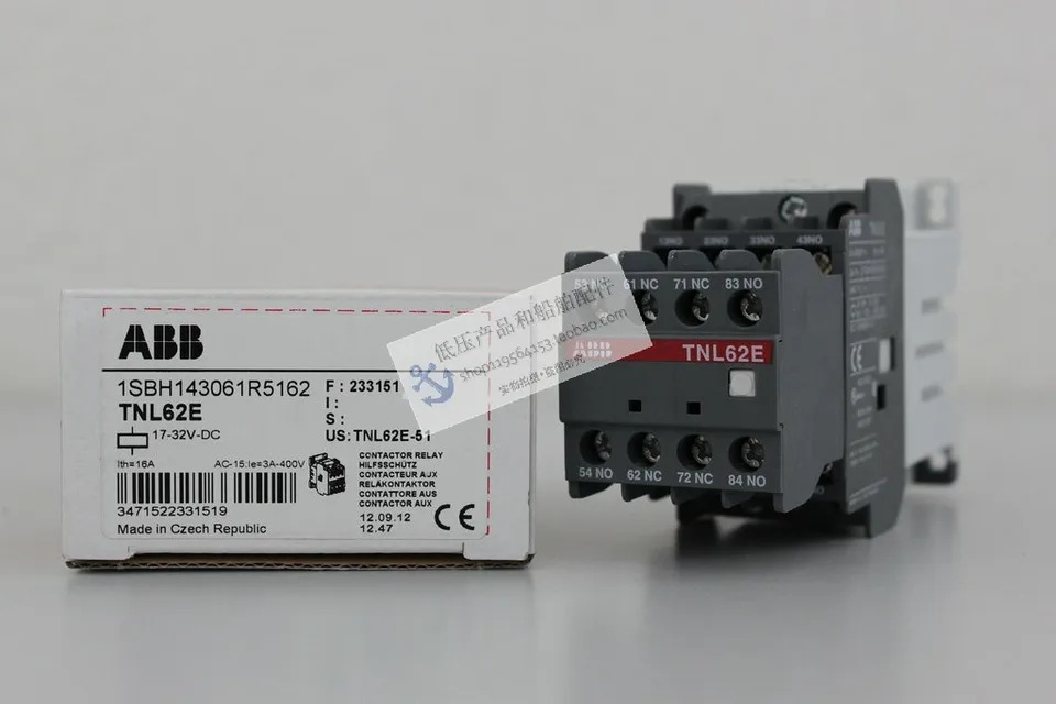 ABB 접촉기 중릴레이 TNL62E 전압 24VDC 220VDC 신