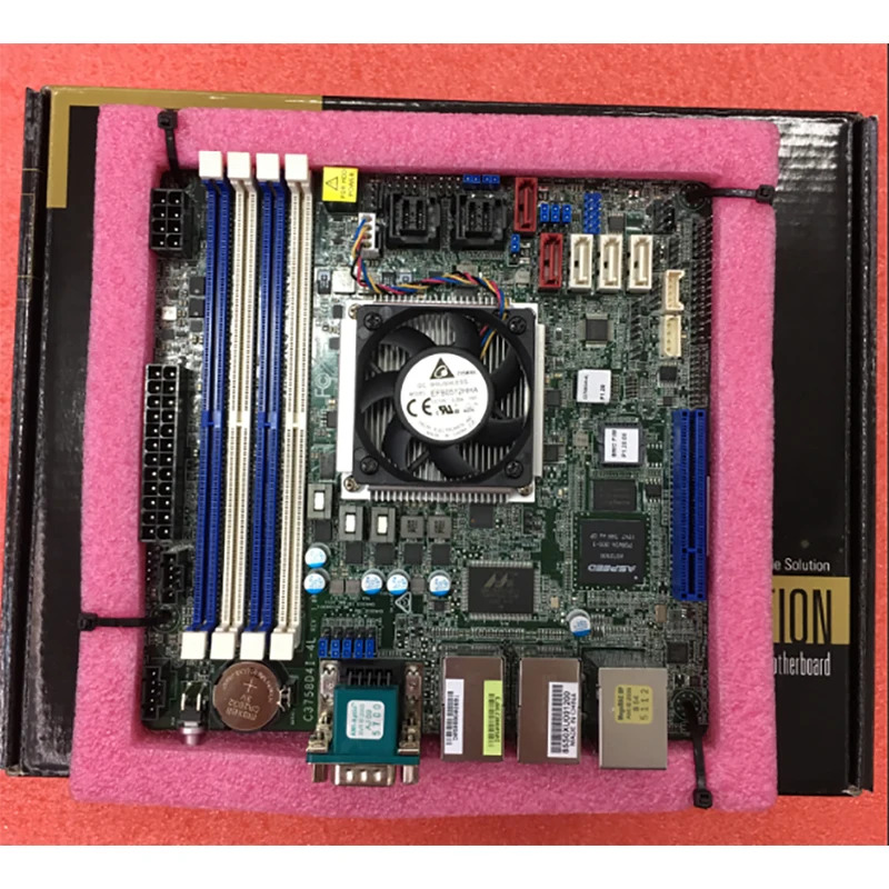 ASRock호환 랙 서버 마더보드C3758D4I-4L 8코어 35W 지원 C3758 고품질