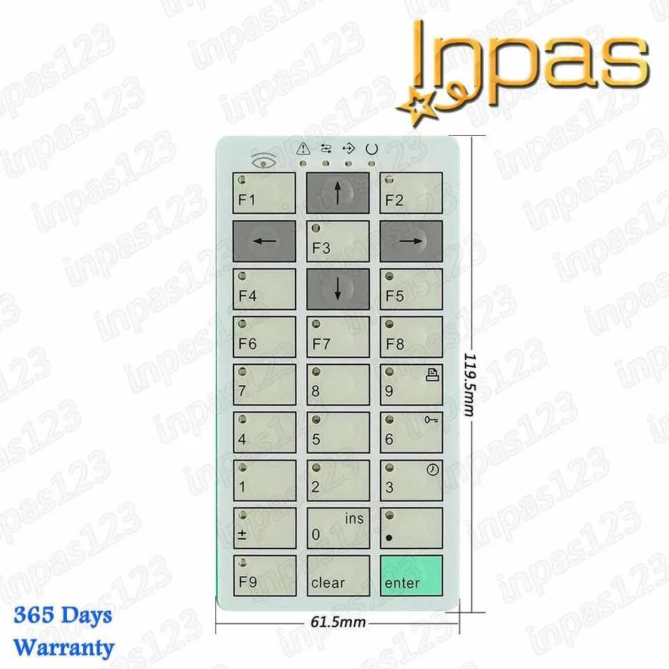 EPALM10-0061 멤브레키보드 키패드 교체 UniOP ePALM10